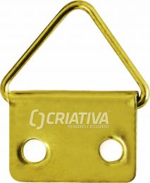 SUPORTE P/ QUADRO TRIANGULO MEDIO BICROMATIZADO