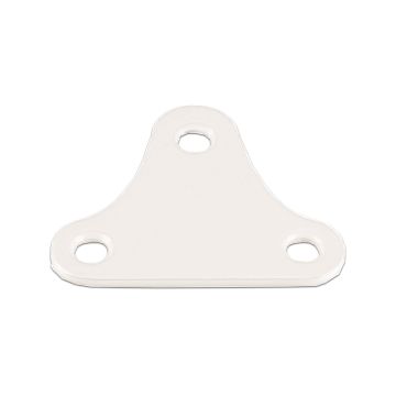 CANTONEIRA UNIVERSAL RETA 3 FUROS 1,9MM BRANCO