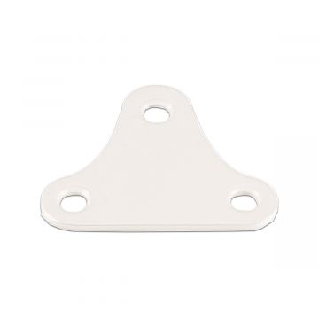 CANTONEIRA UNIVERSAL RETA 3 FUROS 1,9MM BRANCO